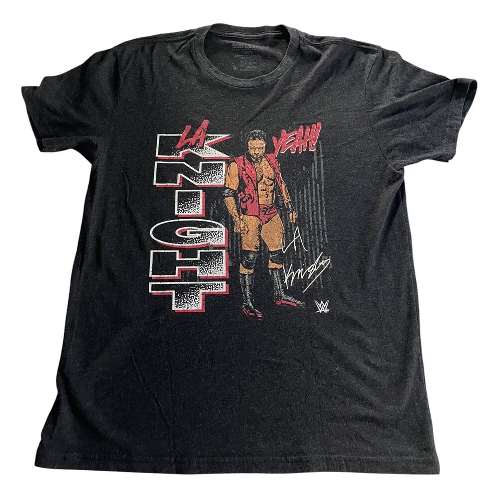 LA Knight WWE Wrestlemania Wrestling Teen Age 12-14 Size Medium